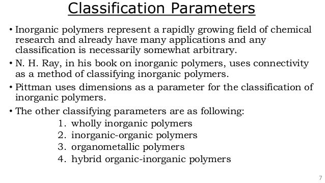 Inorganic polymers